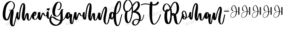 AmeriGarmnd BT Roman字体转换